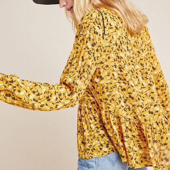 Boho yellow top Maeve by Anthropologie - Picture 2 of 10